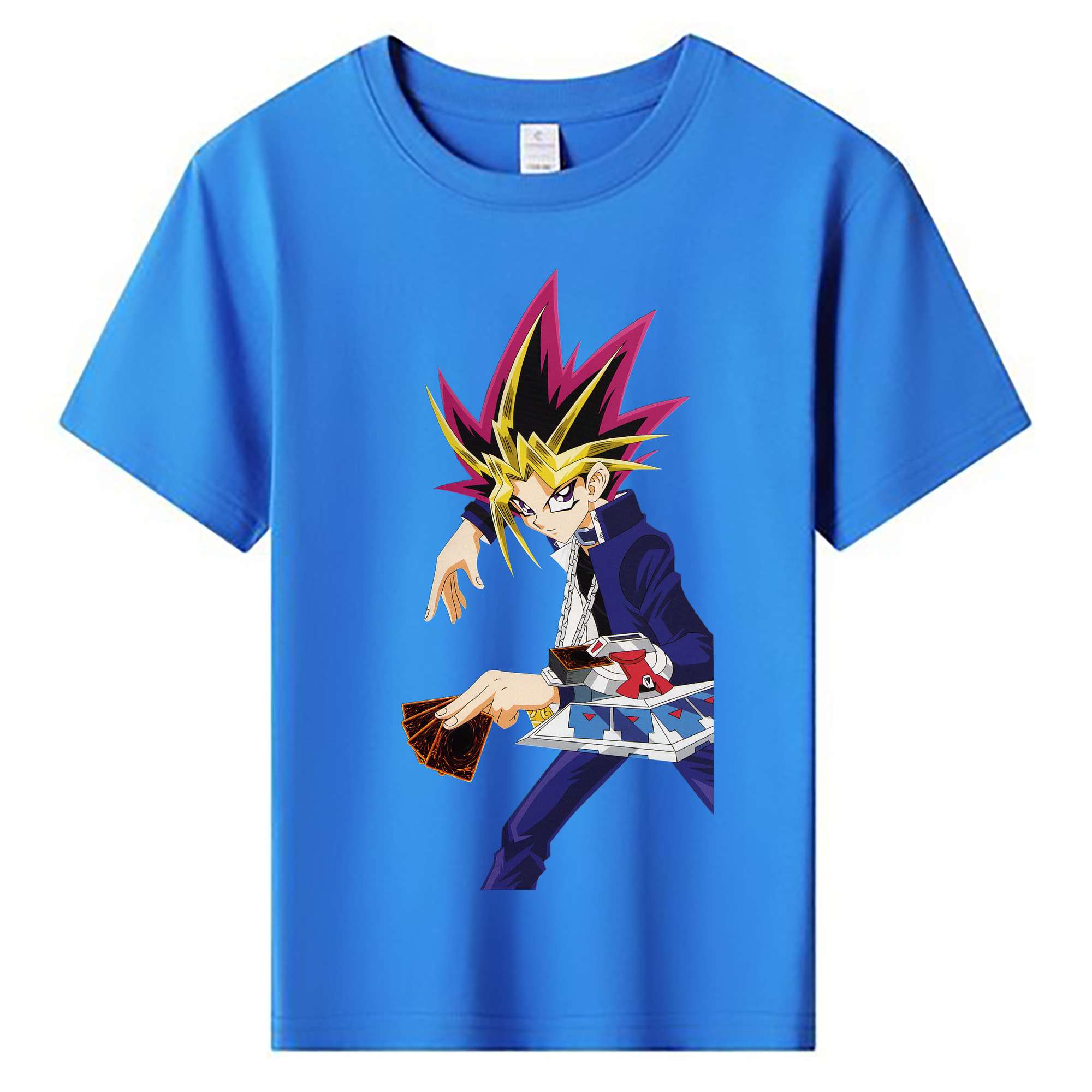 （画像用） 遊☆戯☆王 Yu-Gi-Oh! 綿100％キッズTシャツ（フロントプリント）